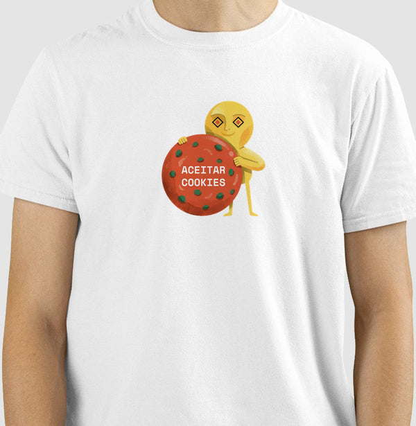 Camiseta Branca Unissex - Candy Click
