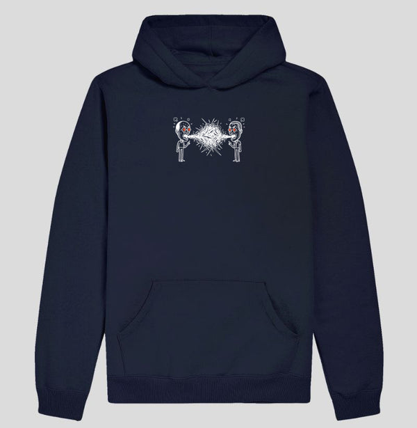 Moletom Hoodie Azul Marinho Unissex - Eloquência Muda | Exallaxe
