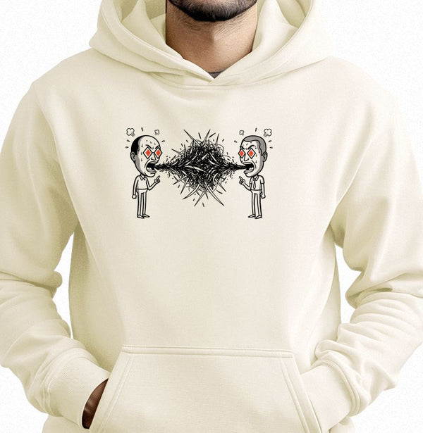Moletom Hoodie Off-White Unissex - Eloquência Muda