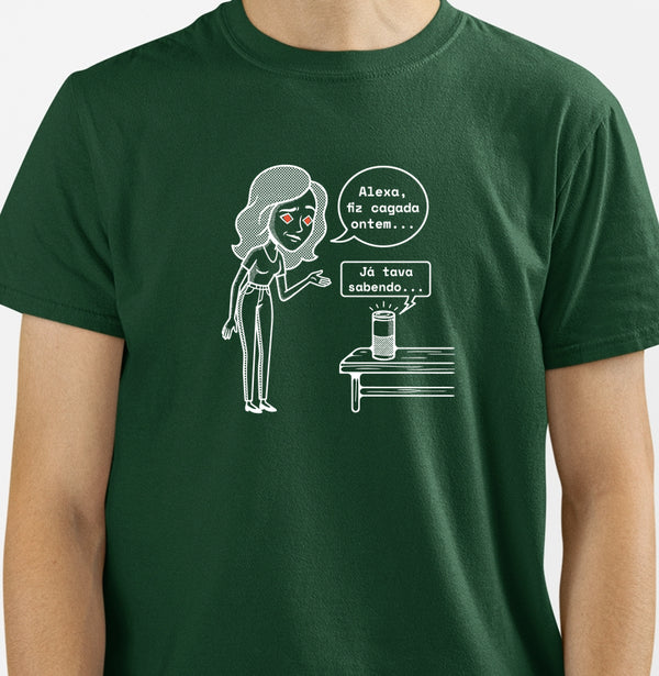 Camiseta Verde Unissex - Confissão Virtual