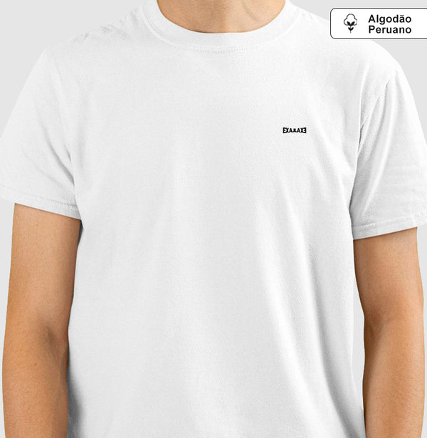 Camiseta Branca PIMA Unissex - Anonymous Manifest | Exallaxe