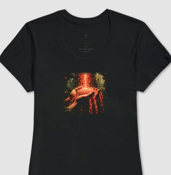 Camiseta Preta Feminina - Memória Transviada