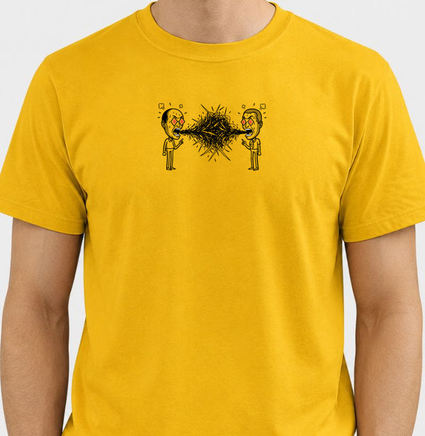 Camiseta Mostarda Unissex - Eloquência Muda | Exallaxe