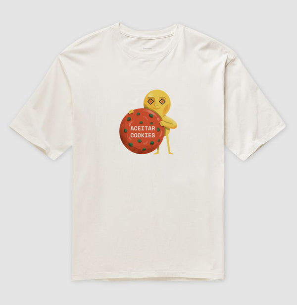 Camiseta Oversized Off-White Unissex - Candy Click