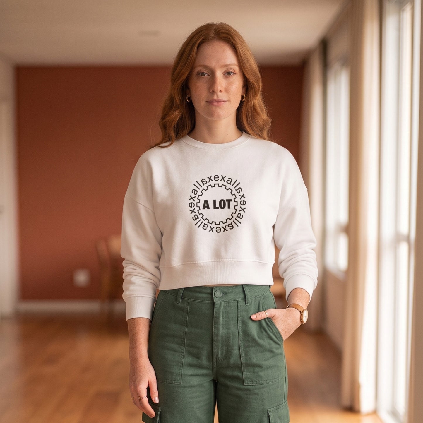 Moletom Cropped Branco - Escape In