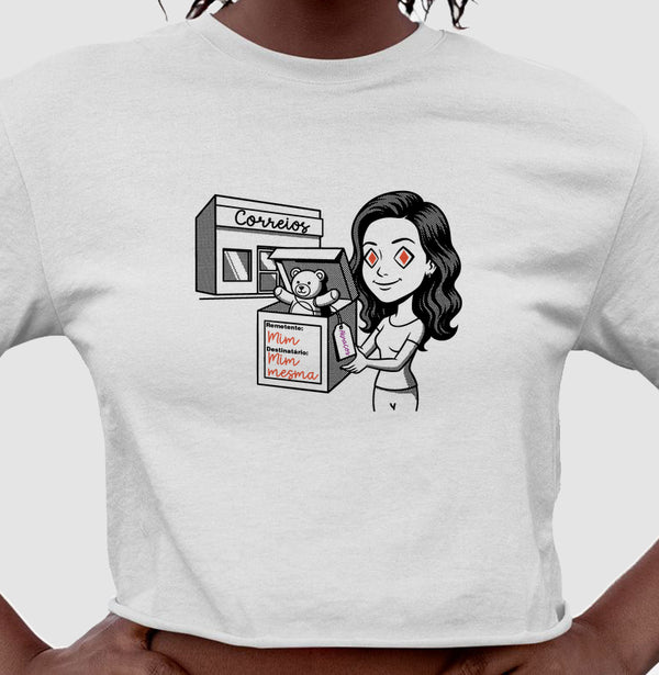 Cropped Branco - Destinatário Importador | Exallaxe