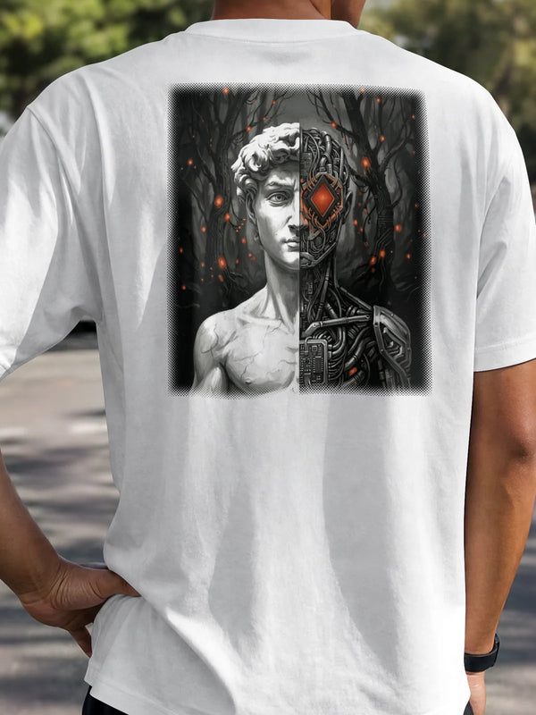 Camiseta Branca Unissex - Dav-A.I. | Exallaxe