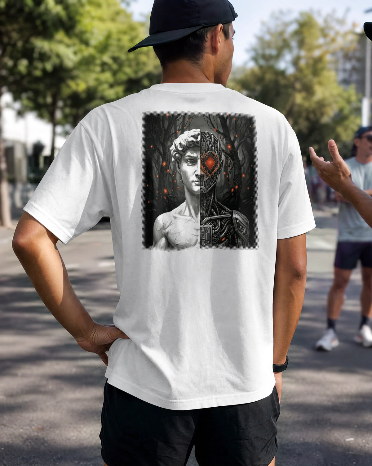 Camiseta Branca Unissex - Dav-A.I. | Exallaxe