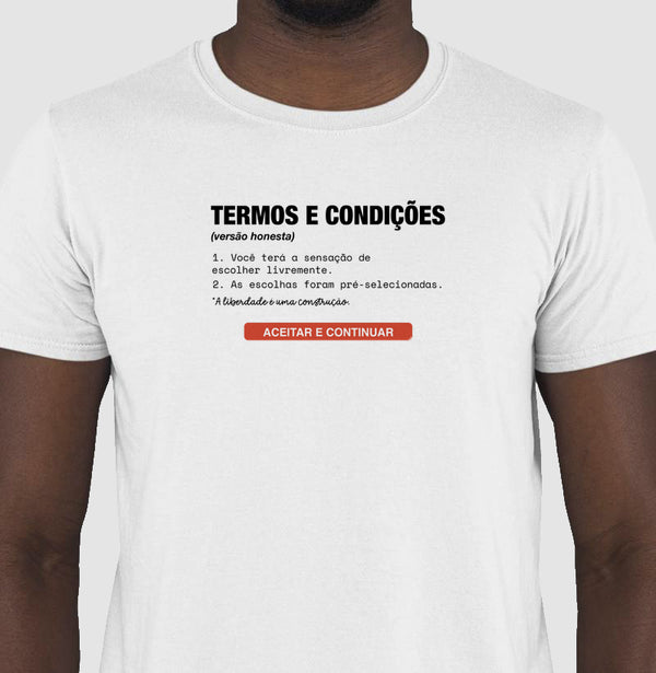 Camiseta Branca Unissex - Default Honesto