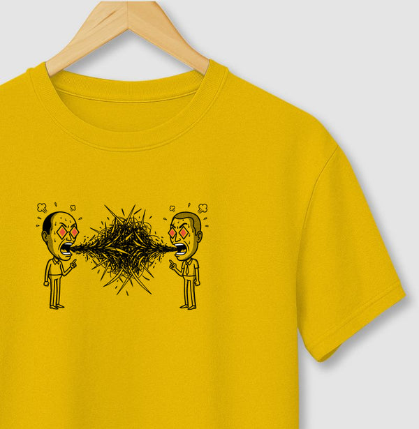 Camiseta Mostarda Unissex - Eloquência Muda