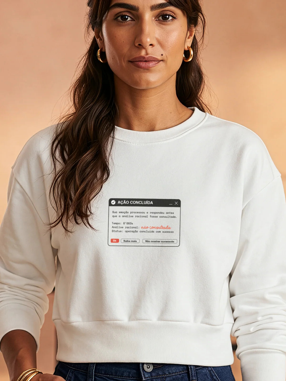 Moletom Cropped - Indução Soberana