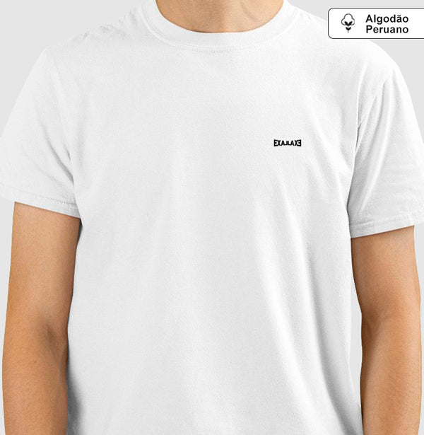 Camiseta Branca PIMA Unissex - Anonymous Manifest