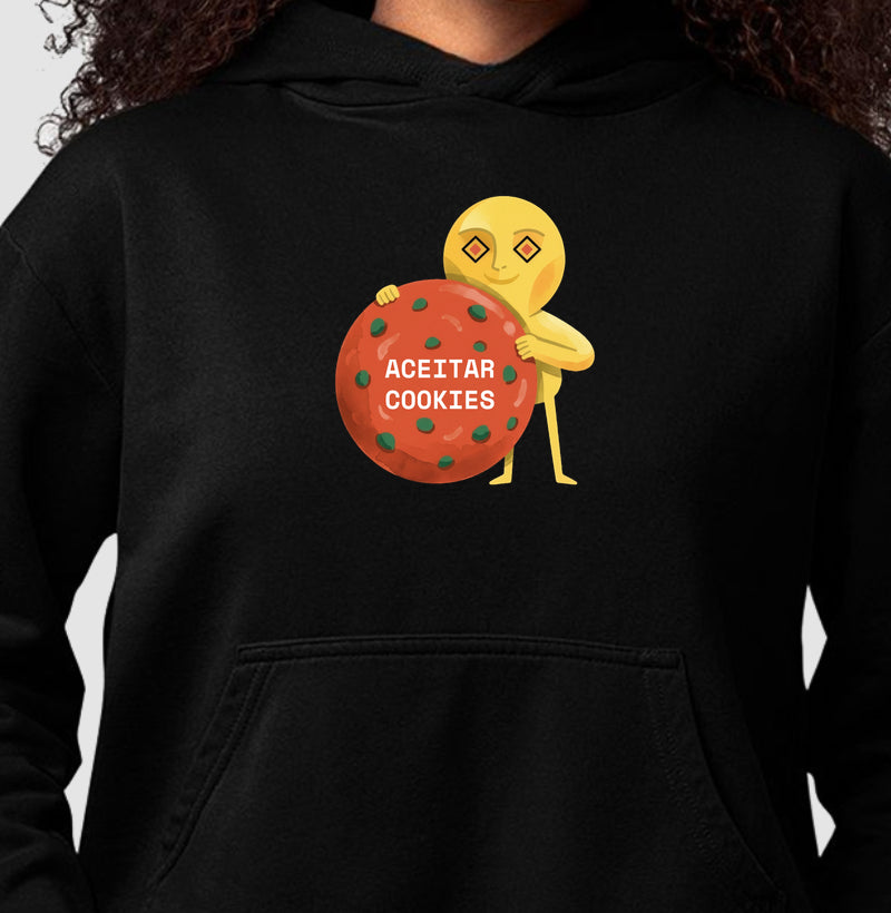 Moletom Hoodie Preto Unissex - Candy Click
