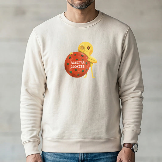 Vitrine 2026 · Suéter Moletom Off-White Unissex - Candy Click | Exallaxe · principal