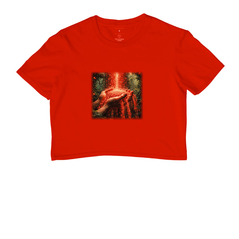 Cropped Vermelho - Memória Transviada | Exallaxe