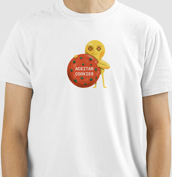 Camiseta Branca Unissex - Candy Click | Exallaxe