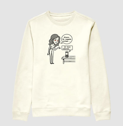 Suéter Moletom Off-White Unissex - Confissão Virtual