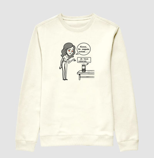 Suéter Moletom Off-White Unissex - Confissão Virtual