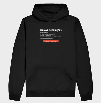 Moletom Hoodie Preto Unissex - Default Honesto