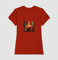Camiseta Vermelha Baby Look - Memória Transviada | Exallaxe