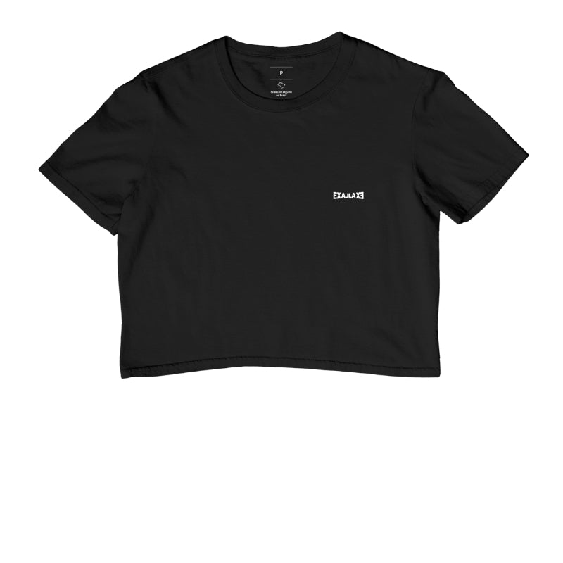 Cropped Preto - Anonymous Manifest | Exallaxe