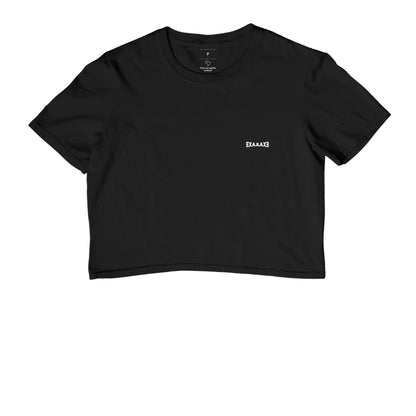 Cropped Preto - Anonymous Manifest | Exallaxe