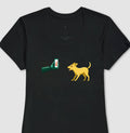 Camiseta Baby Look Preta - Pixel Instinto | Exallaxe