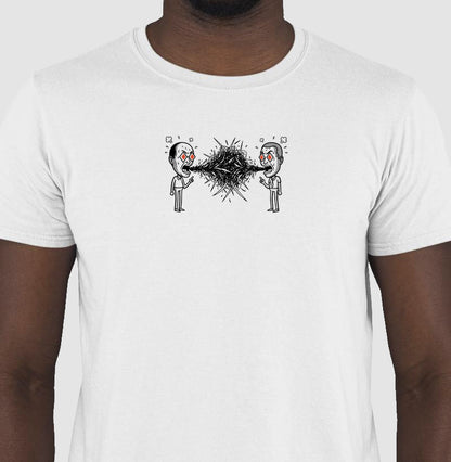 Camiseta Branca Unissex - Eloquência Muda | Exallaxe