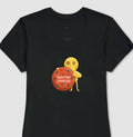 Camiseta Baby Look Preta - Candy Click | Exallaxe