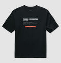 Camiseta Oversized Preta Unissex - Default Honesto