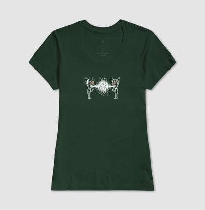 Camiseta Verde Feminina - Eloquência Muda