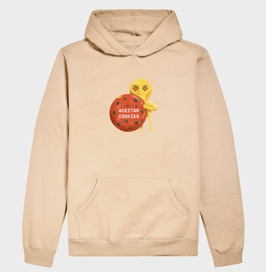 Moletom Hoodie Bege Unissex - Candy Click