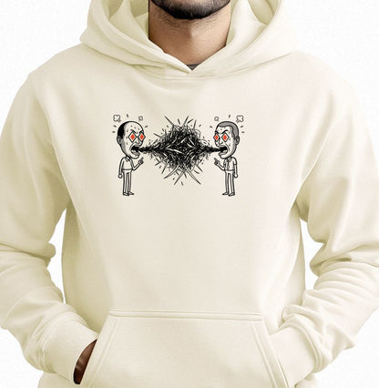 Moletom Hoodie Off-White Unissex - Eloquência Muda
