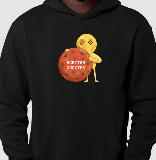 Moletom Hoodie Preto Unissex - Candy Click | Exallaxe