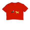 Cropped Vermelho - Pixel Instinto | Exallaxe