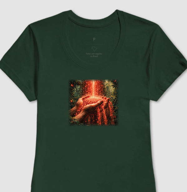 Camiseta Verde Feminina - Memória Transviada