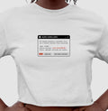 Cropped Branco - Indução Soberana | Exallaxe