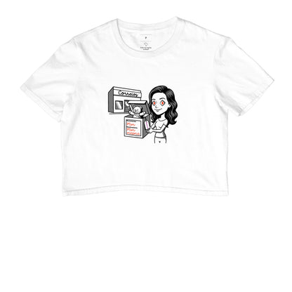 Cropped Branco - Destinatário Importador | Exallaxe