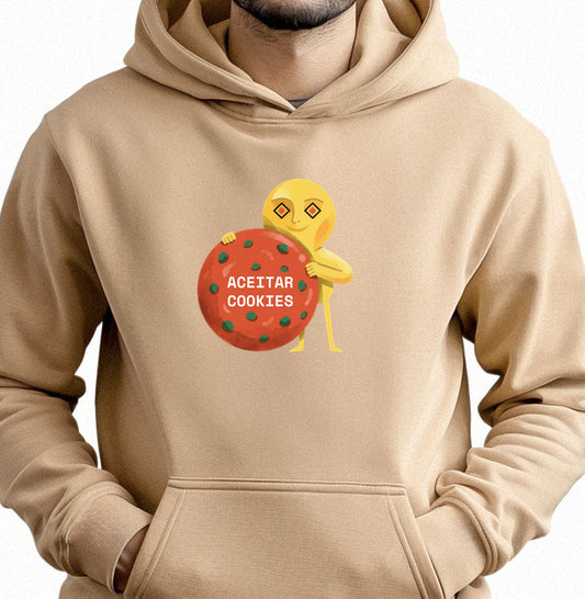 Moletom Hoodie Bege Unissex - Candy Click