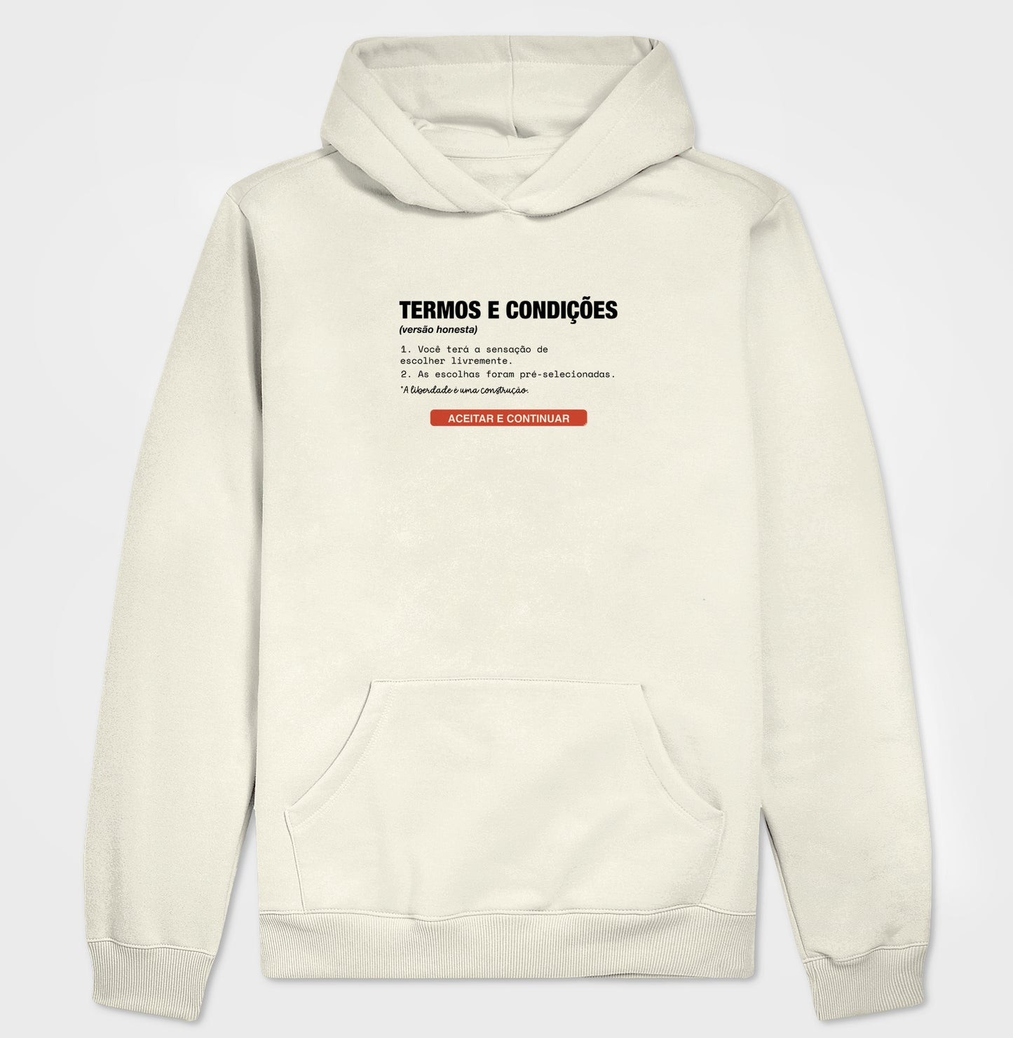 Moletom Hoodie Off-White Unissex - Default Honesto
