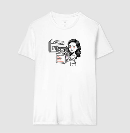 Camiseta Branca Unissex - Destinatário Importador | Exallaxe