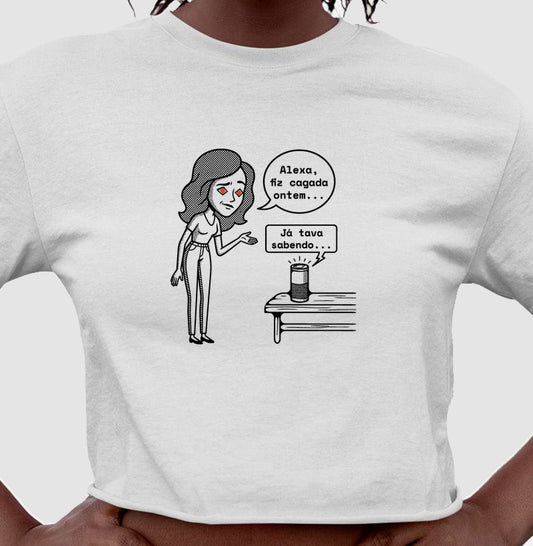 Cropped Branco - Confissão Virtual | Exallaxe