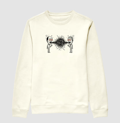 Suéter Moletom Off-White Unissex - Eloquência Muda