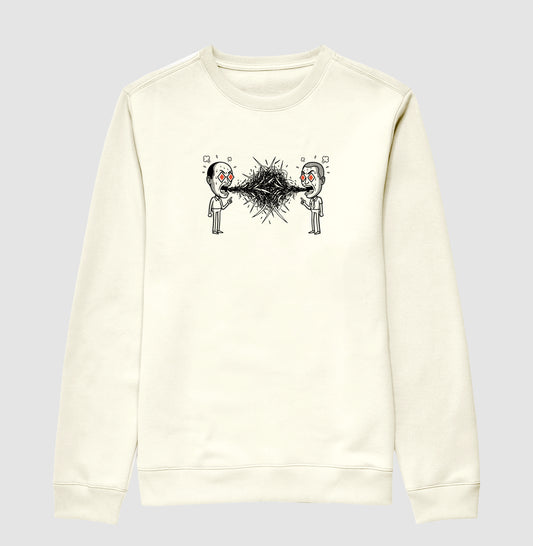 Suéter Moletom Off-White Unissex - Eloquência Muda