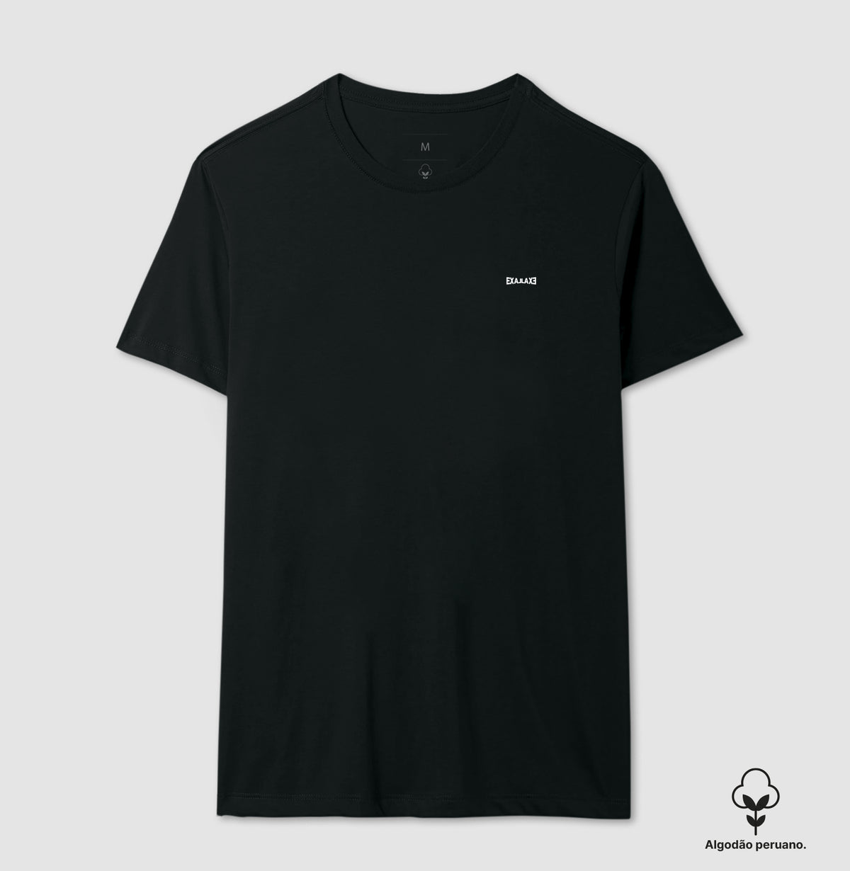 Camiseta Preta PIMA Unissex - Anonymous Manifest | Exallaxe