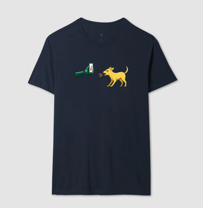 Camiseta Azul Unissex - Pixel Instinto | Exallaxe