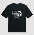 Camiseta Oversized Preta Unissex - Destinatário Importador | Exallaxe