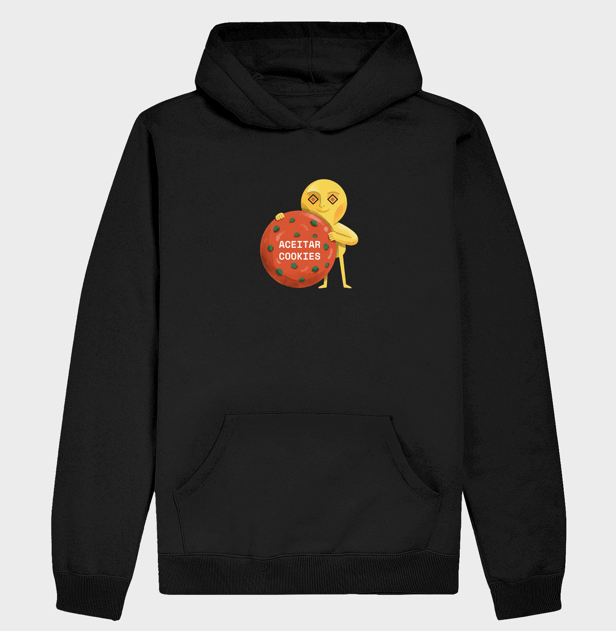 Moletom Hoodie Preto Unissex - Candy Click | Exallaxe