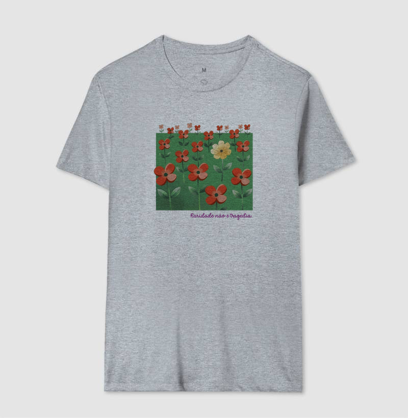 Camiseta Cinza Unissex - Padrão Sincopático | Exallaxe