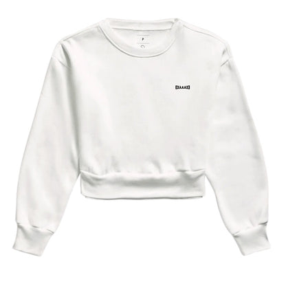 Moletom Cropped Branco - Anonymous Manifest